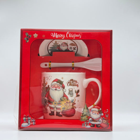 Christmas Gifts for Kids – Cute Holiday Mug Gift Set with Spoon & Coaster | Fun Christmas Presents Canada Under $20