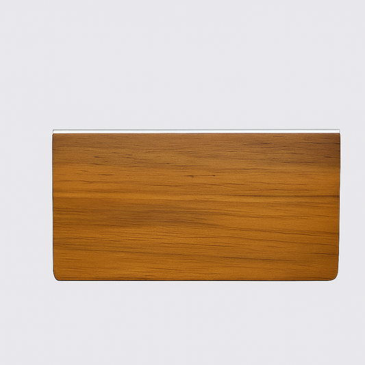 Engraved Card Holder Walnut Magnetic Wooden Business Card Holder