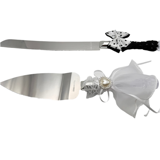 Personalized Knife & Serving Set – Custom Engraved Wedding, Anniversary & Special Occasion Gift | Canada & USA