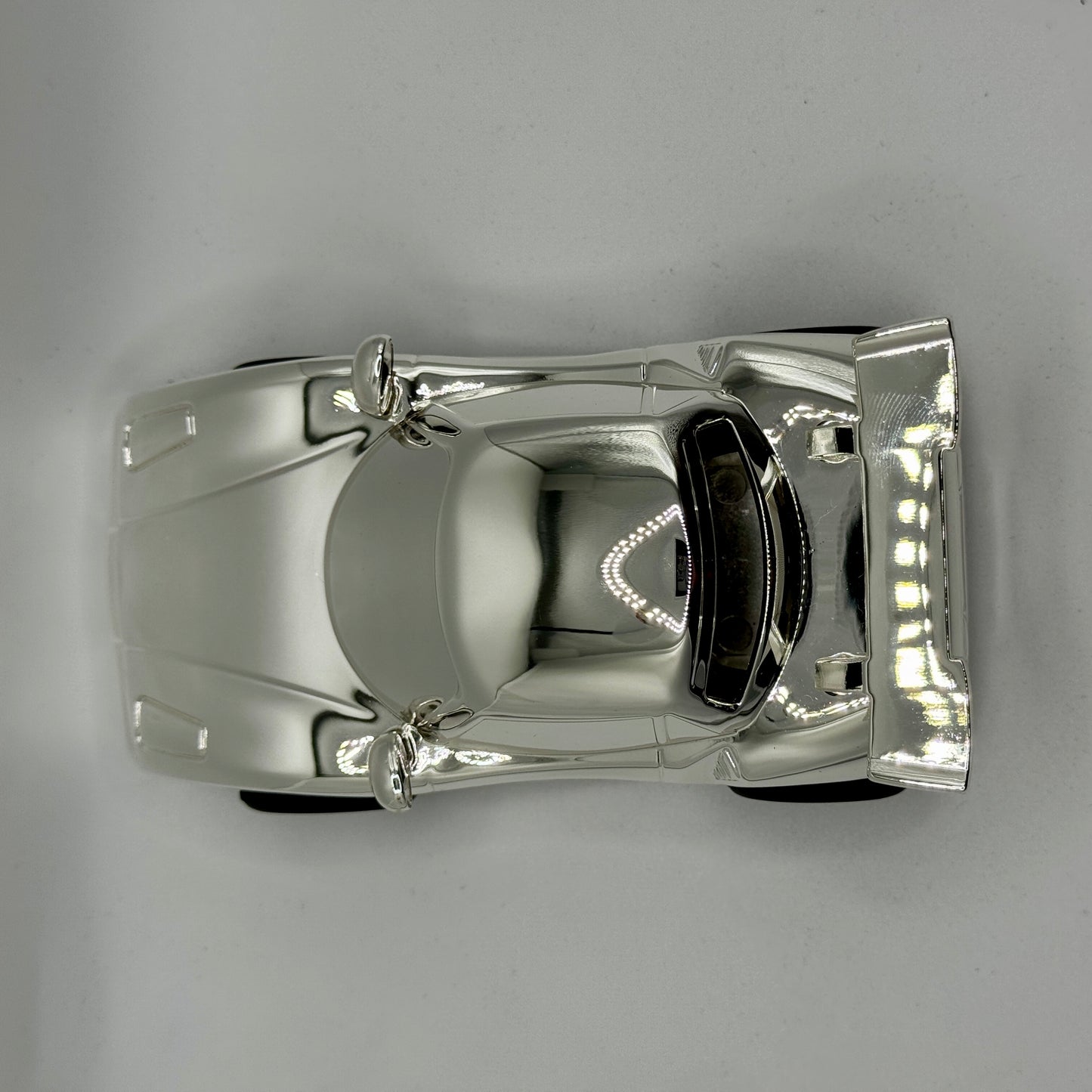 Engraved Keepsake Silver Sports Car – Luxury Collectible Gift