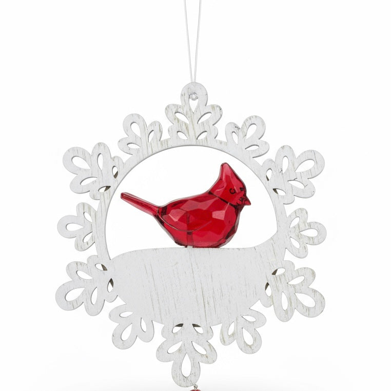 Forever Remembered Cardinal Memorial Ornament – Personalized Christmas Remembrance Gift Canada, Custom Engraved Ornament Canada