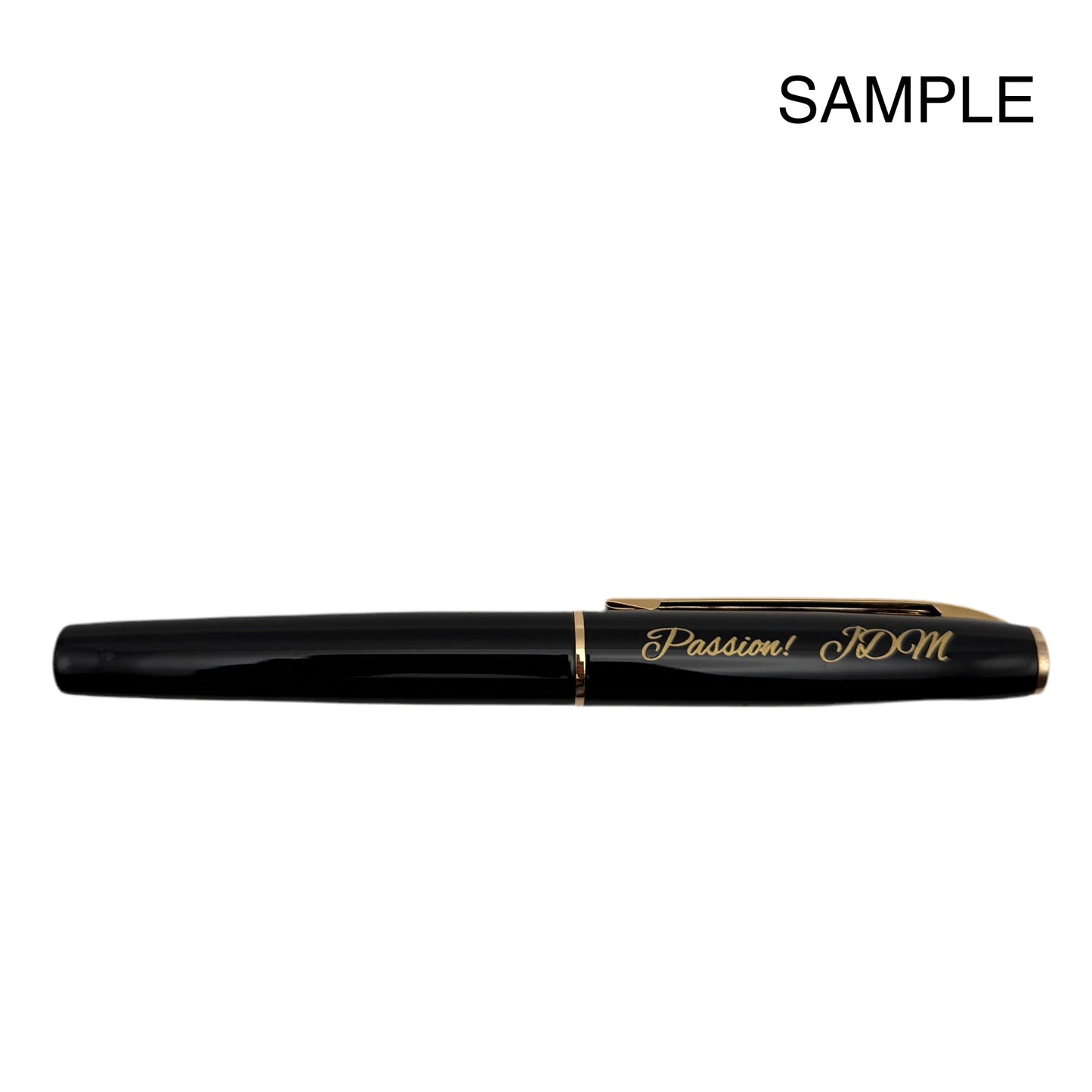 Engraved Black & Gold Executive Pen – Personalized Gift for Professionals