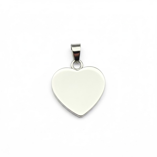 Personalized Heart Pendant – Custom Engraved Necklace Canada