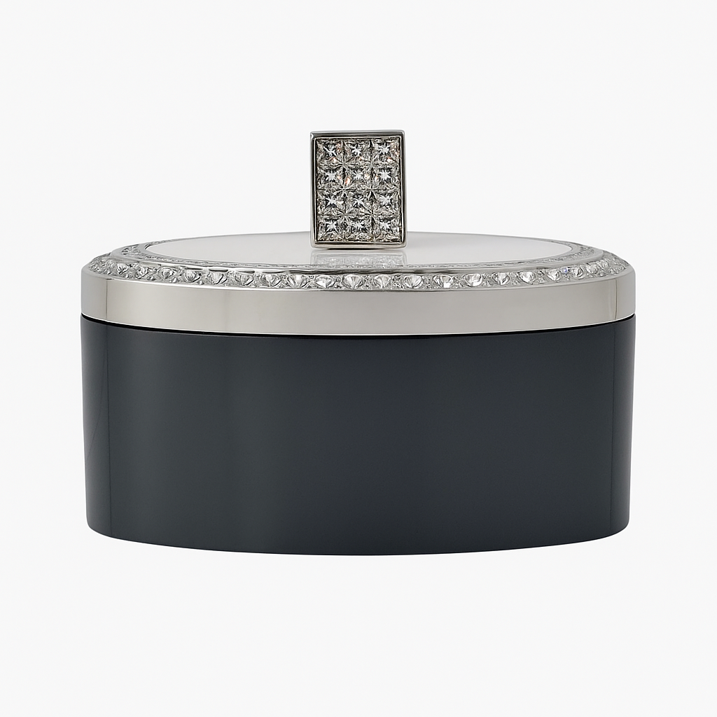 Engraved Cross Keepsake Box – Rhinestone Baptism & Communion Gift for Baby or Child