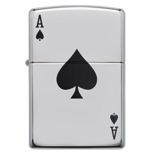 Custom Engraved Zippo Lighter – Lucky Ace Design | Personalized Gift for Him (Canada)