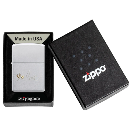 Custom Engraved Zippo Love Lighter – Romantic Gift for Couples | Personalized Valentine’s Gift Canada