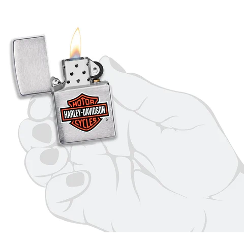 Personalized zippo lighter Harley-Davidson  – High Polish Chrome Engraved Gift | Custom Motorcycle Lighter Canada