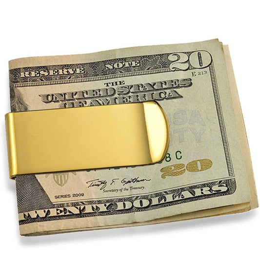 Engraved Money Clip Gold – Personalized Gift in Canada & USA | Custom Metal Money Holder Toronto & Mississauga
