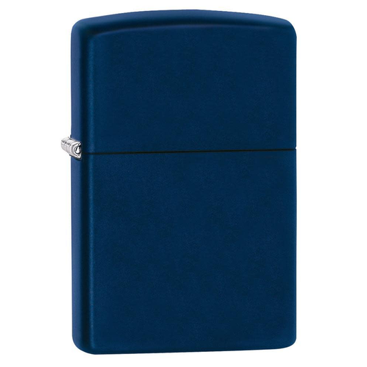 Engraved Zippo Lighter – Navy Matte Finish | Personalized Gift for Him or Her – Made in USA