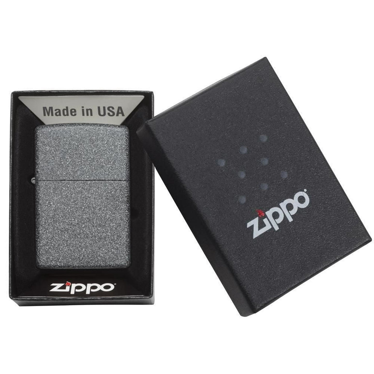 Personalized Zippo Lighter – Iron Stone Finish | Custom Engraved Zippo Canada