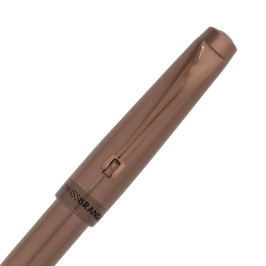 Engravable Bronze SwissBrand Pen – Personalized Metal Pen with Gift Box Engravables