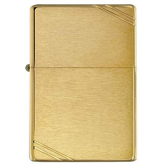 Personalized Zippo Lighter – Vintage Brushed Brass | Custom Engraved Zippo Canada