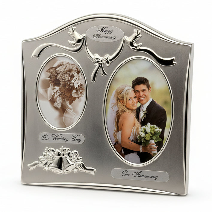 Personalized Anniversary Photo Frame – Engraved Wedding & Anniversary Gift