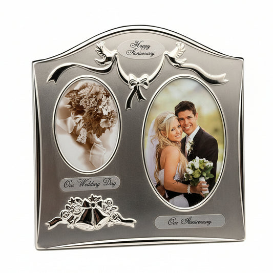 Personalized Anniversary Photo Frame – Engraved Wedding & Anniversary Gift