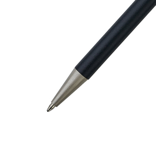 SWISSBRAND Matte black chrome Ballpoint Pen with chrome trim. Engravables