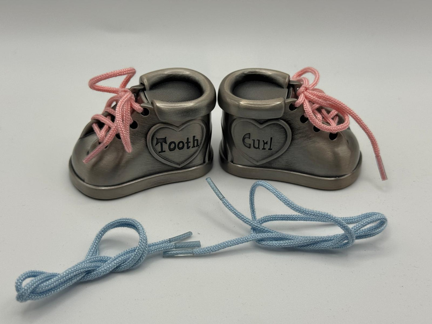 Personalized "Tooth & Curl" Baby Keepsake Shoes – Custom Engraved Memory Gifts for Babies in Canada