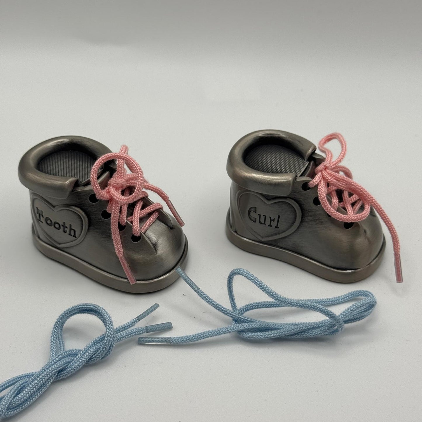 Personalized "Tooth & Curl" Baby Keepsake Shoes – Custom Engraved Memory Gifts for Babies in Canada