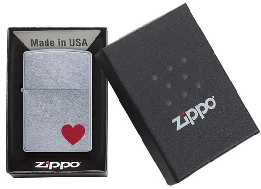Engraved Zippo Lighter with Heart Design – Personalized Gift Lighter in Canada & USA | Custom Engraved Zippo Toronto, Mississauga, Vancouver, Calgary, Montreal, Ottawa