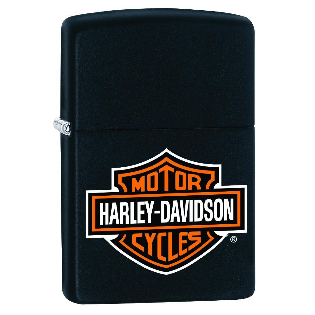Personalized zippo lighter Harley-Davidson Matte Black – Custom Engraved Gift | Biker Lighter Canada