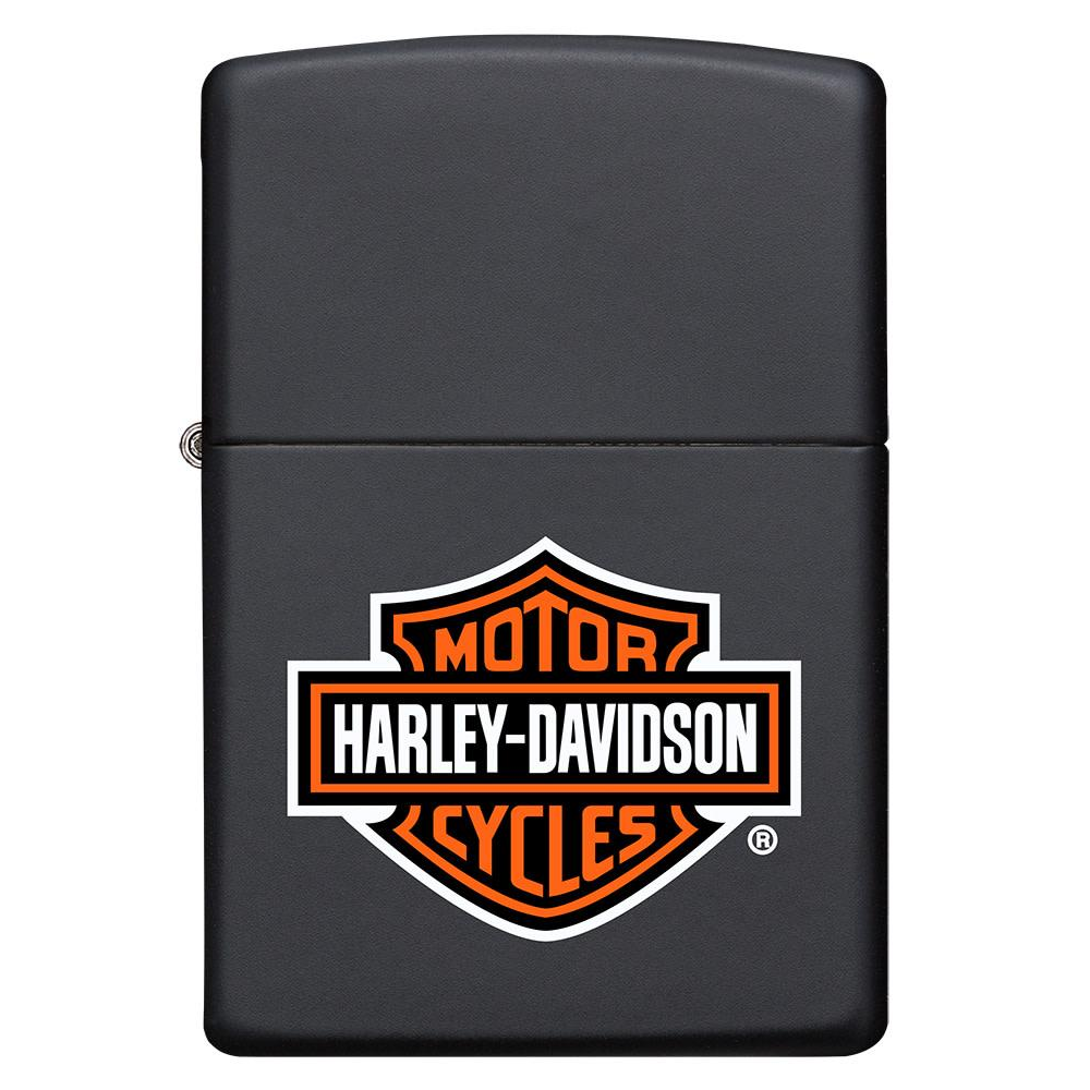 Personalized zippo lighter Harley-Davidson Matte Black – Custom Engraved Gift | Biker Lighter Canada
