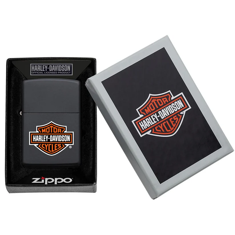 Personalized zippo lighter Harley-Davidson Matte Black – Custom Engraved Gift | Biker Lighter Canada