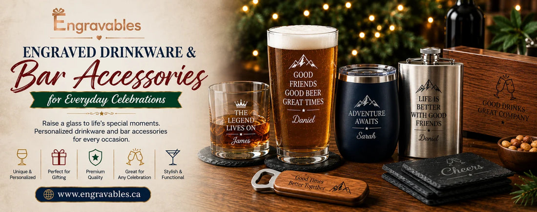Engraved Drinkware & Bar Accessories