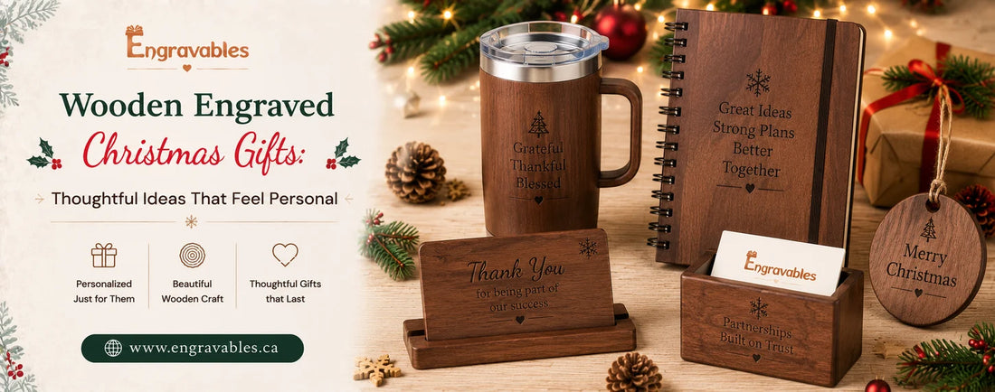 Wooden Engraved Christmas Gifts