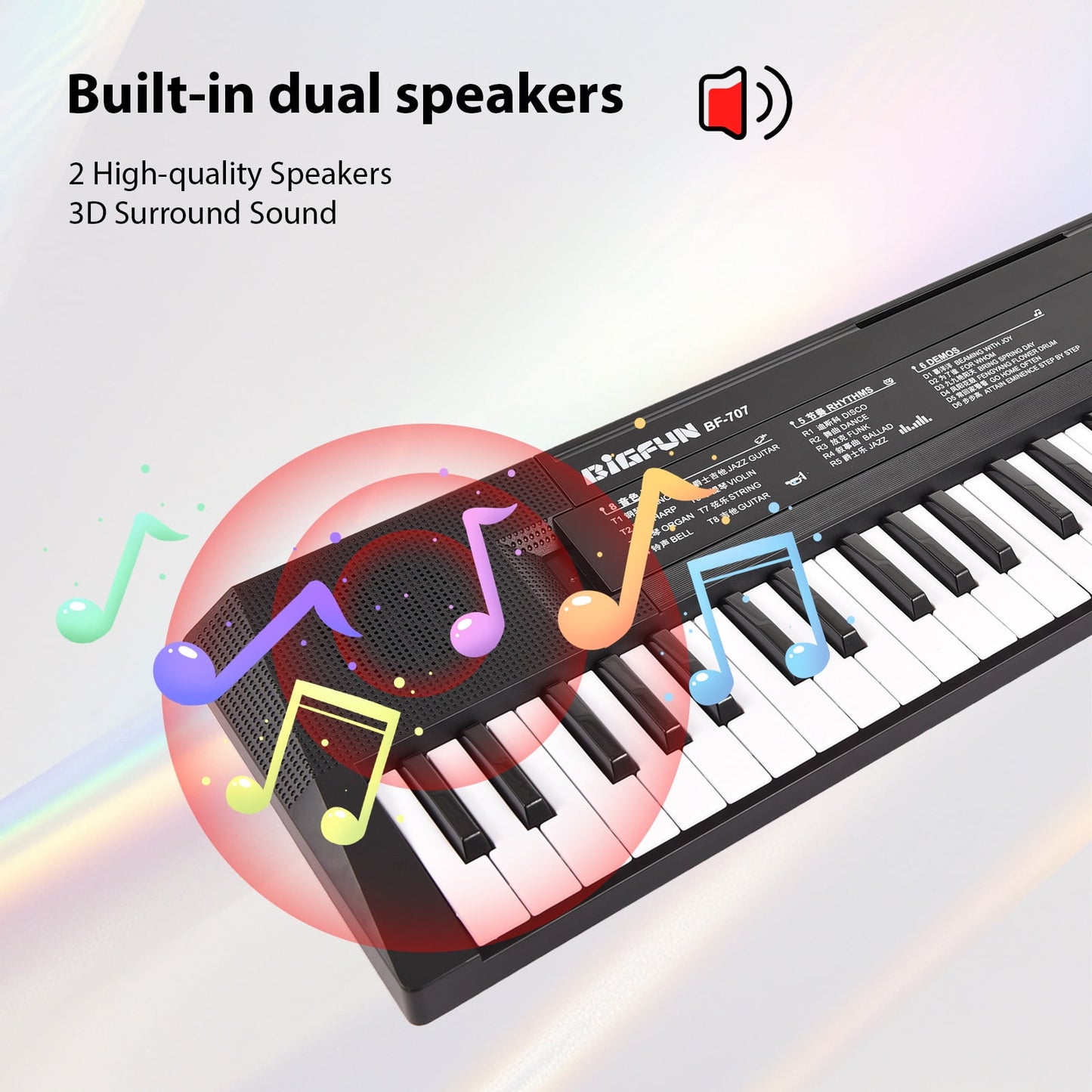 61-Key Electronic Keyboard Piano for Kids & Beginners | Portable Electric Keyboard with Dual Speakers, USB/Headphone Jack – BEST PRICE $39.99 | Music Gift Canada