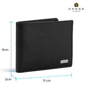 Cross Genuine Leather Black Wallet | Personalized Engraved Wallet Canada Engravables - thumbnail 3