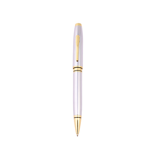 Engraved Cross Bailey Light Black Resin Ballpoint Pen – Personalized Luxury Pen with Gold Trim in Gift Box for Executive Gifts
