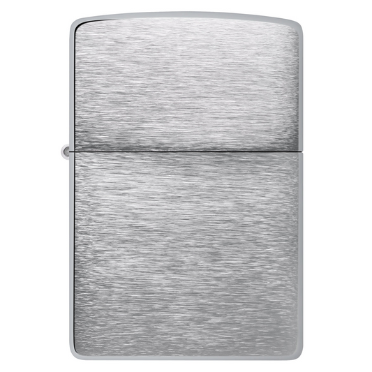 Custom Brushed Chrome Zippo Lighter – Personalized Engraving | Windproof Lighter