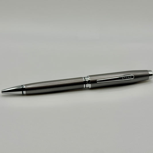 Engraved Cross Pen – Coventry Metallic Grey | Personalized Gifts Canada Toronto, Vancouver & More