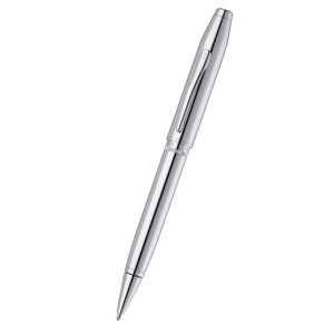 Personalized Cross Foundry Polished Chrome Ballpoint Pen with Polished Chrome Appointments Engravables - thumbnail 1