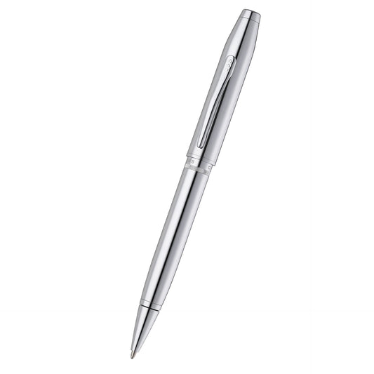 Personalized Cross Foundry Polished Chrome Ballpoint Pen with Polished Chrome Appointments Engravables