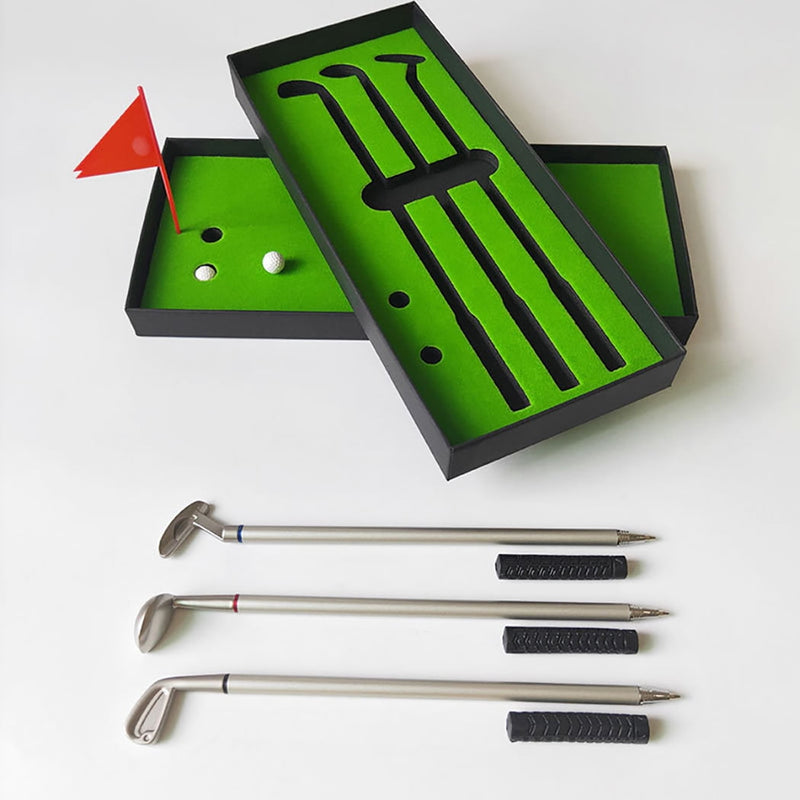 Golf Club Pen Gift Set – Personalized Engraved Golf Pens in Gift Box | Unique Golf Gifts for Men, Dad & Golfers Canada Engravables