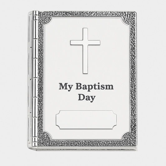 Engraved Baptism Day Keepsake Box