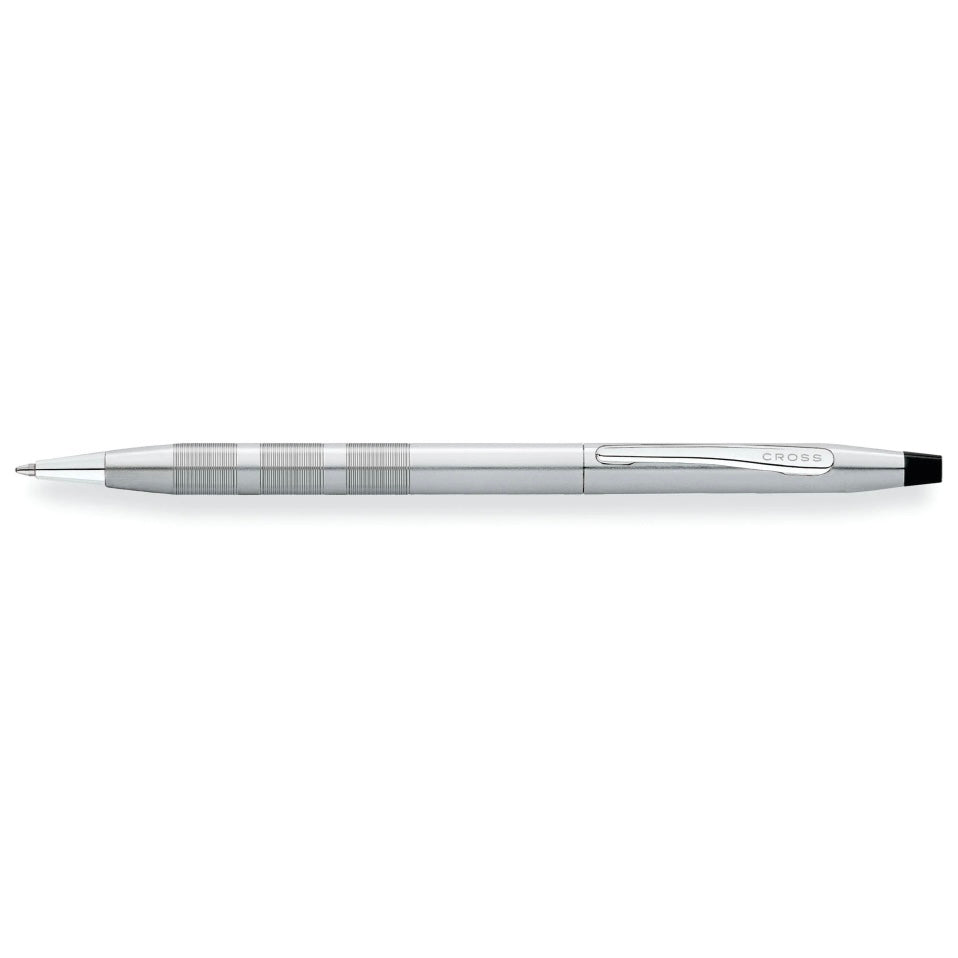 Cross Classic Century® Satin Chrome Ballpoint Pen – Personalized Engraved Gift Pen Engravables
