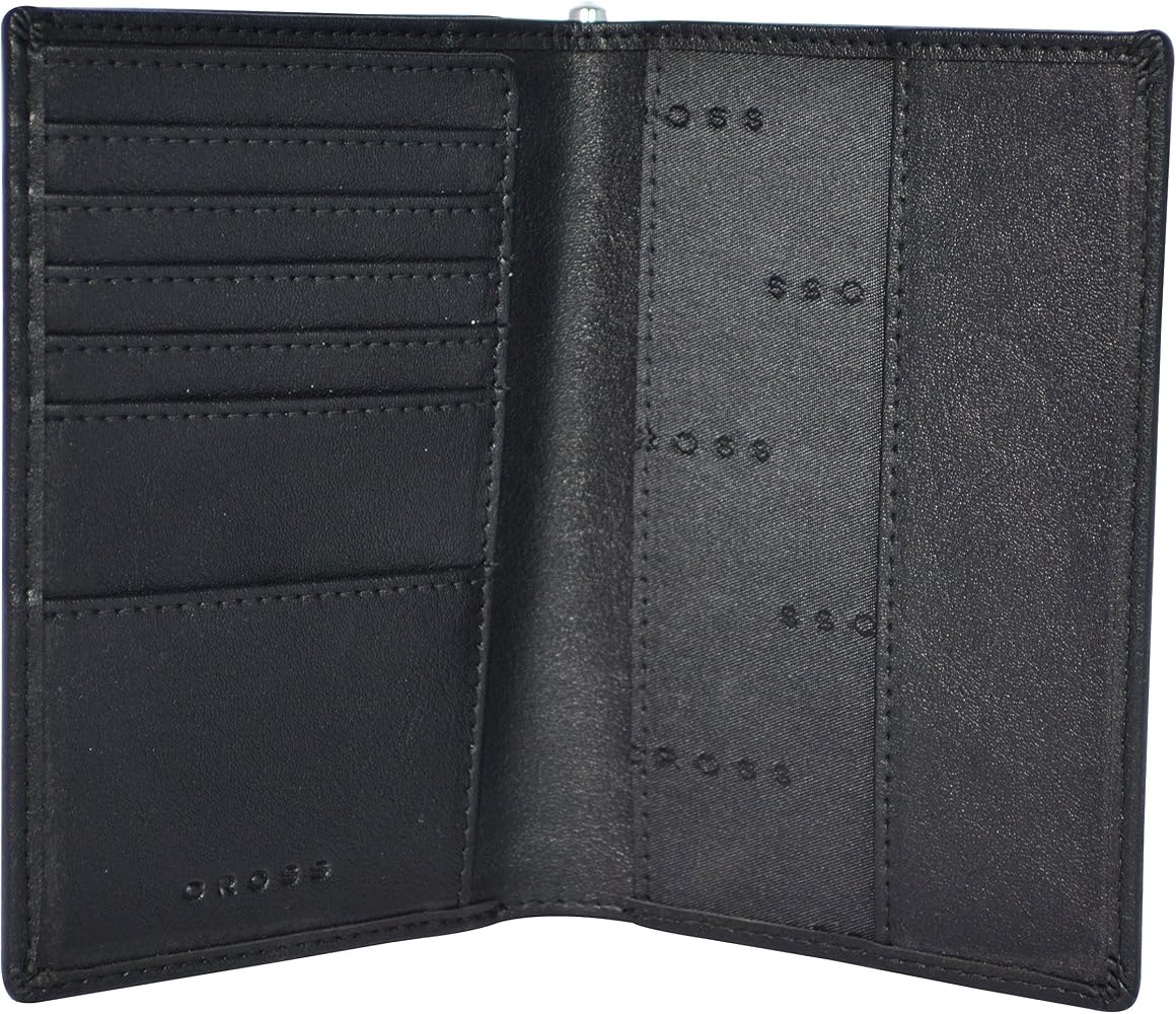 CROSS Personalized Passport Holder & Luggage Tag Set – Black Travel Gift Set Engravables
