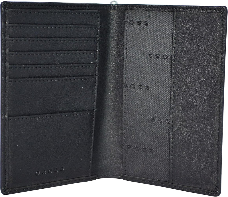 CROSS Personalized Passport Holder & Luggage Tag Set – Black Travel Gift Set Engravables