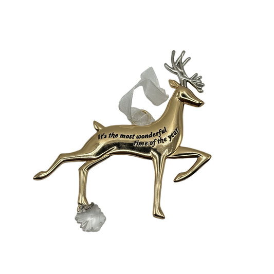 Christmas Gifts – Reindeer Ornament | It’s the Most Wonderful Time of the Year | Christmas Tree Decoration Canada | Engravables Mississauga