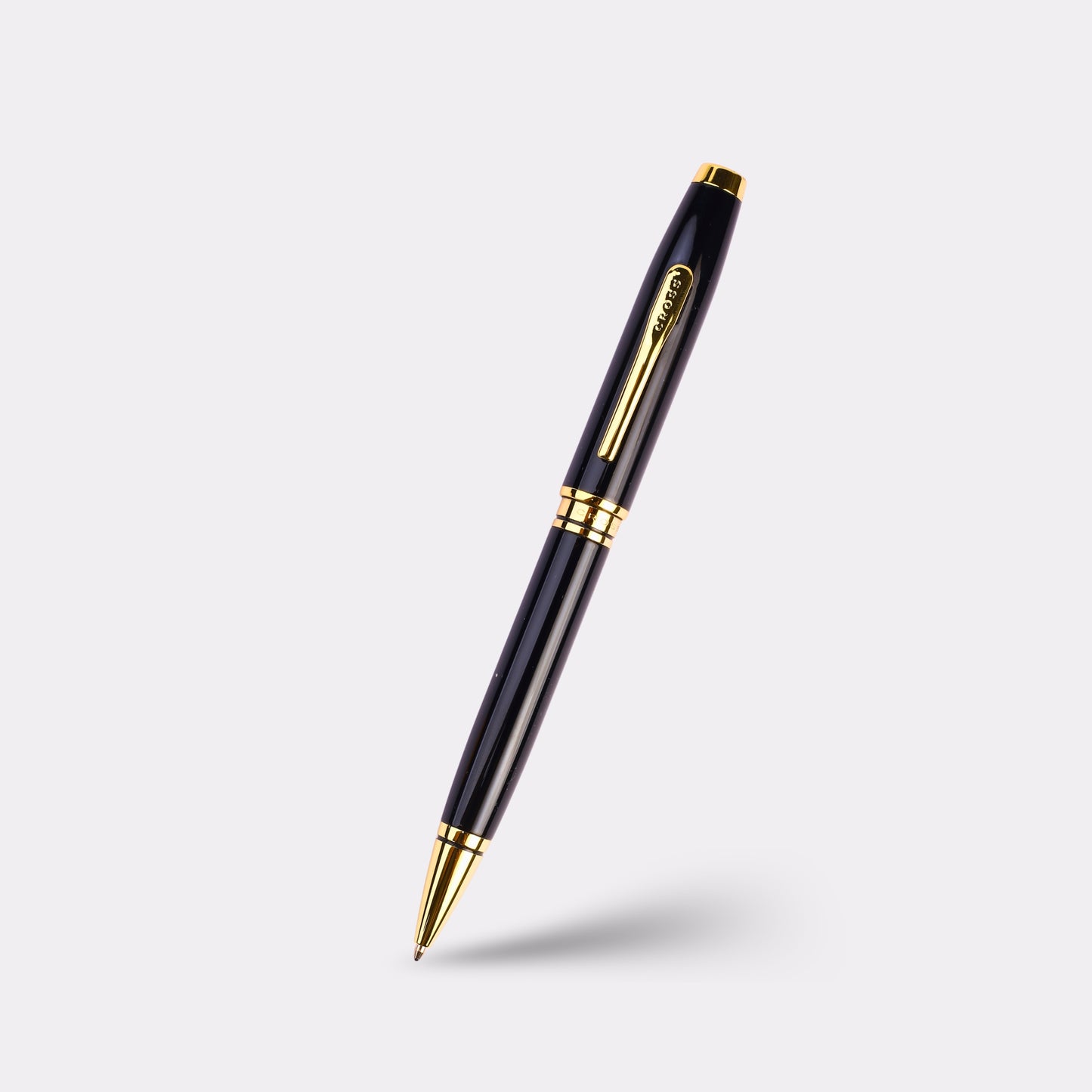 Cross Matte Black & Gold Ballpoint Pen – Engravable Luxury Writing Gift with Premium Box