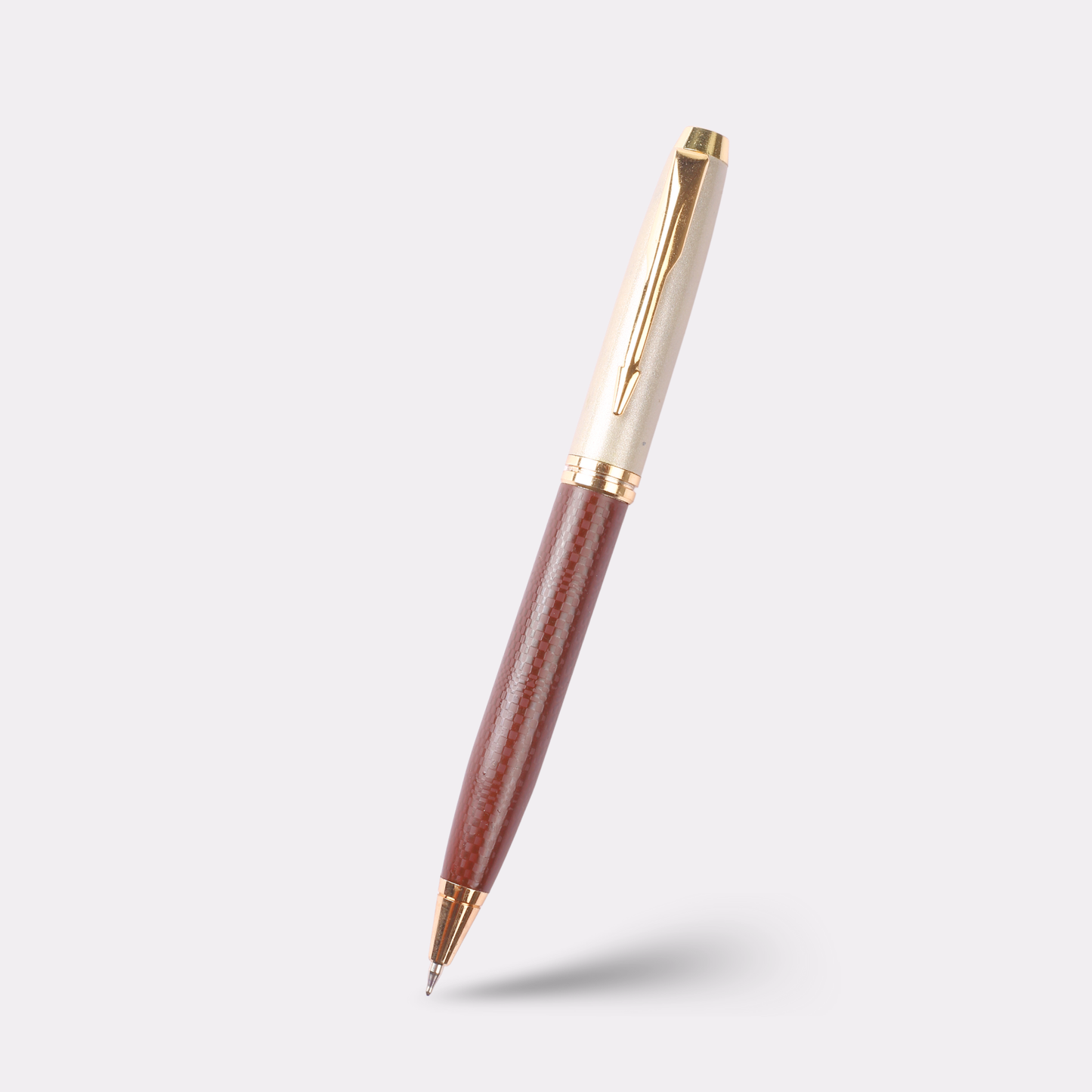 Engraved Brown & Gold Classic Pen – Personalized Gift for Executives & Graduates