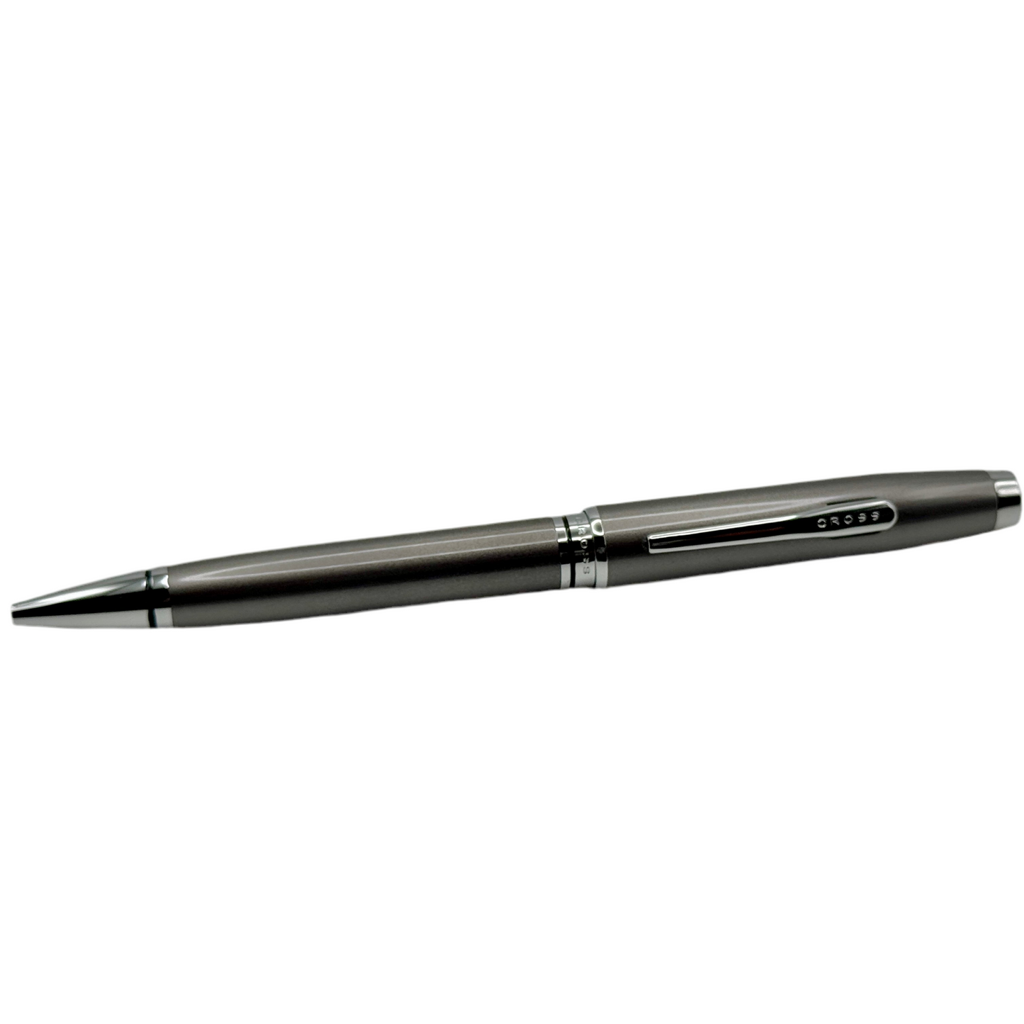 Engraved Cross Pen – Coventry Metallic Grey | Personalized Gifts Canada Toronto, Vancouver & More