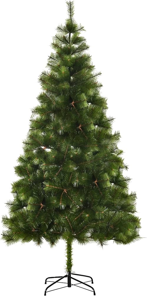 6-Foot Artificial Christmas Tree with Lights Included | Full Holiday Tree | Perfect for Home & Office Décor
