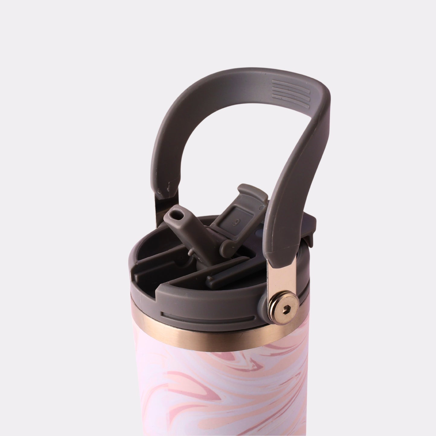 Custom Engraved Marble Tumbler – 750ml Leakproof Travel Mug