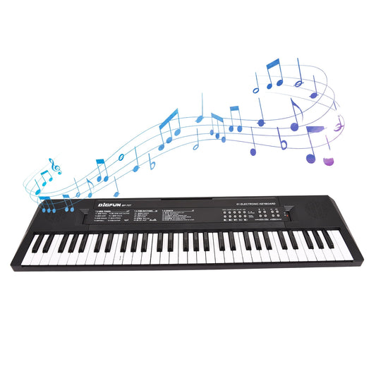61-Key Electronic Keyboard Piano for Kids & Beginners | Portable Electric Keyboard with Dual Speakers, USB/Headphone Jack – BEST PRICE $39.99 | Music Gift Canada