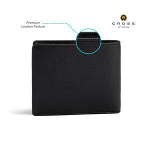 Cross Genuine Leather Black Wallet | Personalized Engraved Wallet Canada Engravables - thumbnail 8