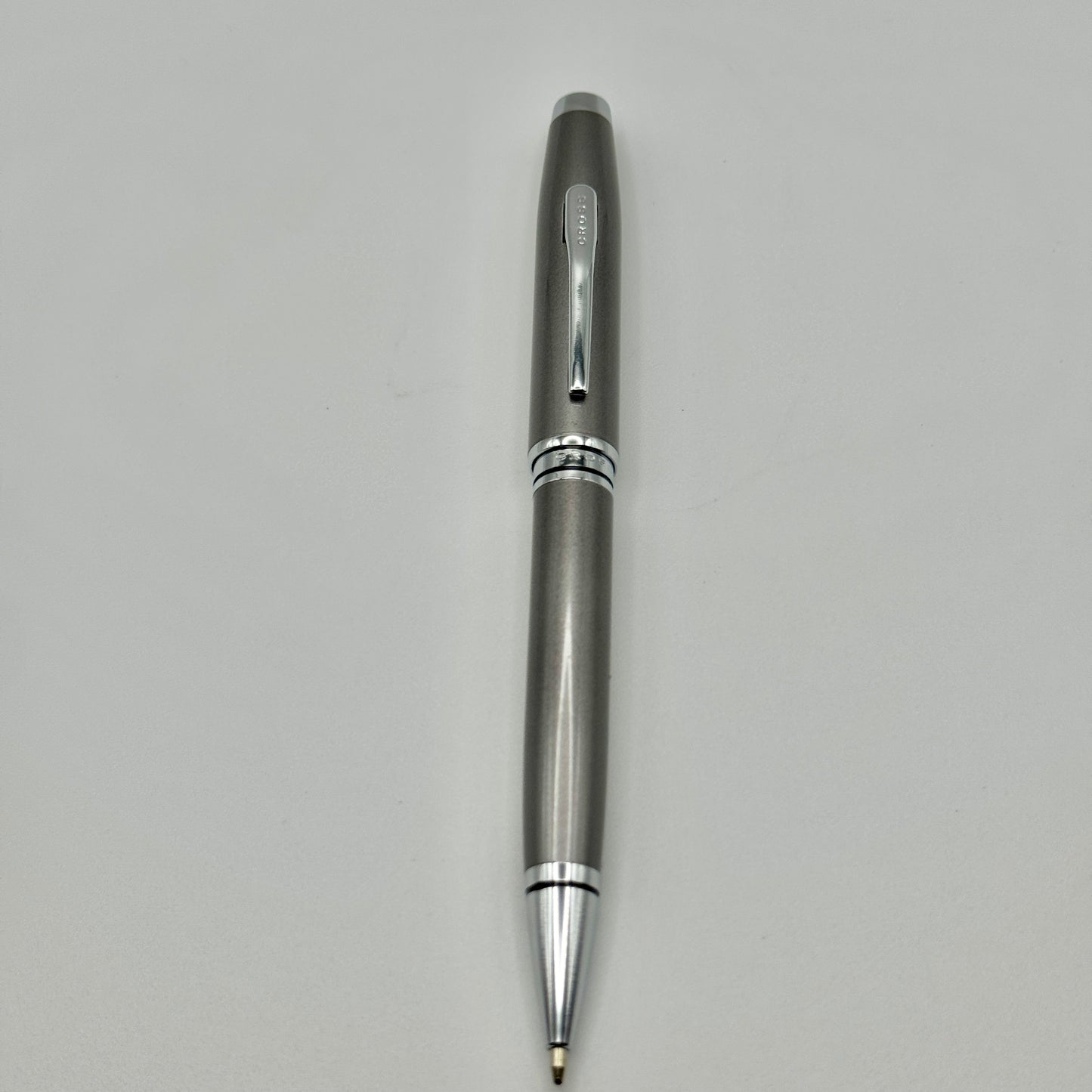 Engraved Cross Pen – Coventry Metallic Grey | Personalized Gifts Canada Toronto, Vancouver & More