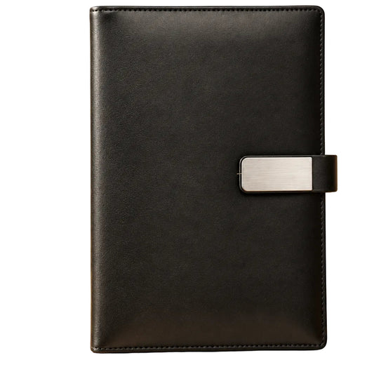 Luxury Black Diary & Gold Pen Gift Set – Personalized Engraving Available Engravables