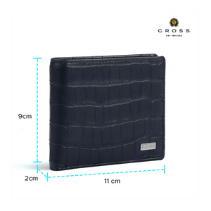 Personalized Leather Wallet for Men| Genuine Leather Cross Wallet | Custom Engraved Gift Canada - thumbnail 3